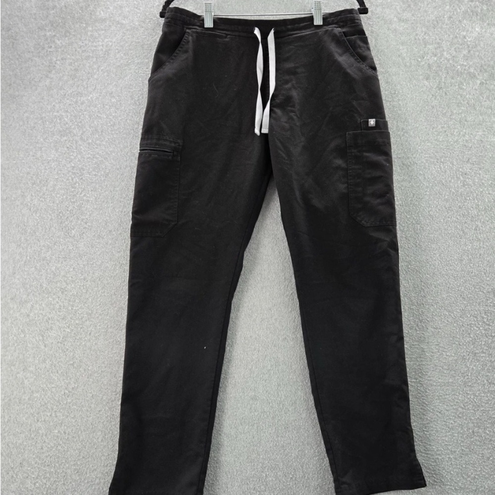 Women’s Medium Petite Figs Yola Scrub Pants Black